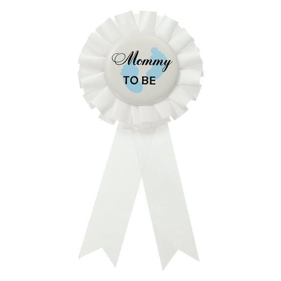 Uxcell Mom to Be Tinplate Badge Pin, 1Pcs Gender Reveal Button Pin, White