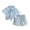 Blue1, variant on Afuyipoi Boys 2PC Summer Outfit Sets (0-6 Years), Cute Toddler Daily Outfit Soft Lightweight Summer Wear 100%Cotton Summer Short Sleeve Shirt & Shorts Set Blue 1T