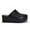 Black Matte, variant on YDN Women Comfy Platform Round Toe Clogs Mules Slip On Wedge Mid Heel Slippers Sandals Summer Beach Dressy Shoes Size 7 Black
