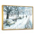 thumbnail image 2 of Designart Parc d'Hiver à Noël Cadre Flottant Traditionnel Art Mural, 2 of 4