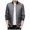 Grey, variant on Vedolay Men's Jacket Long Sleeve Cardigans Jacket Coat Black,3XL