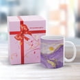 thumbnail image 4 of Purple Decor Mountain Themed 11 oz Ceramic Coffee Mug - Tea Mug and Coffee Cup for Nature Lovers, 4 of 8