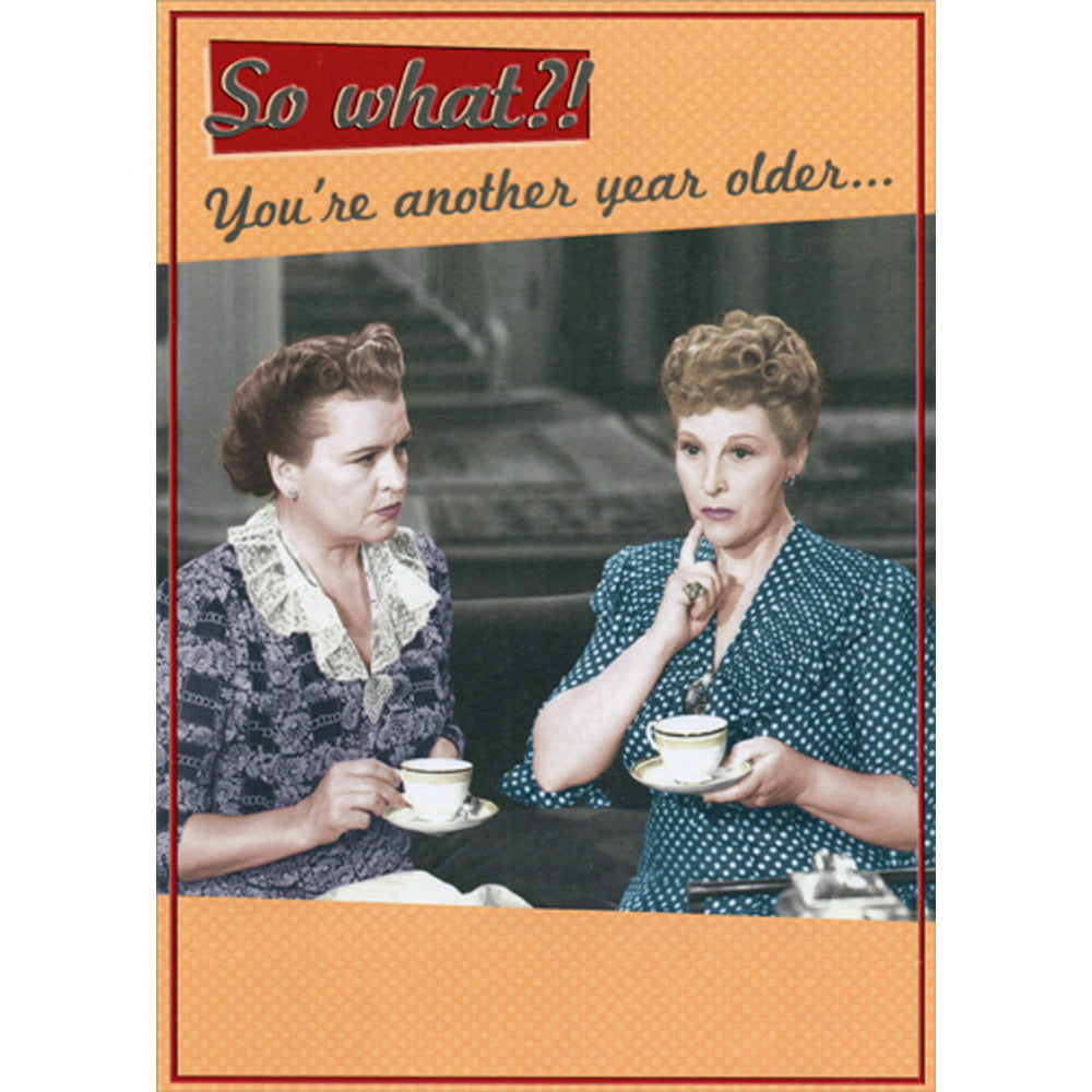 Designer Greetings Vintage Photo Of Two Women So What Funny
