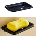 thumbnail image 2 of HAMPPLIES Soap Holder De Aluminio Negro Para Pared Con Drenaje Anticorrosión Para Y Cocina, 2 of 8