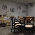 thumbnail image 4 of 1Pcs Roue d'Engrenage Steampunk Vintage Décoration Hexagonale Maison Noir Mdf 9.4 Pouces, 4 of 8