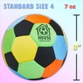 thumbnail image 4 of Hunlyman Slient Soccer Ball for Indoor, 4 Padded Ball for Youth, Lightweight House Training Ball for Dribbling & Juggling At Home, 4 of 7