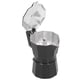 thumbnail image 3 of Cafetera italiana de aluminio con 3 tazas, cafetera moka, cafetera doméstica adecuada para uso en estufas, 3 of 7