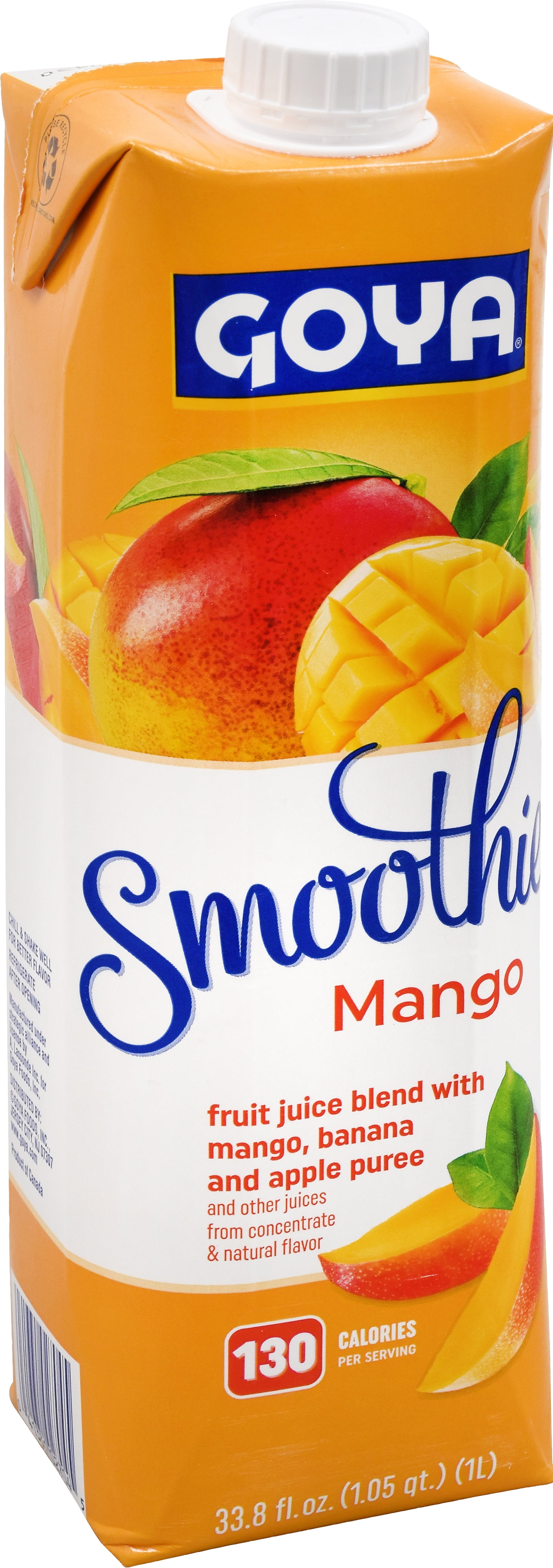 Goya Smoothie Mango, Beverage, 33.8 fl oz Carton