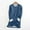 Blue, variant on Blouse for Women Casual New Womens Fleece Lined Pullover Winter Warm Crew Neck Sweatshirt Plus Size Solid Color Fall Tops with Pockets Blue L