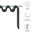 thumbnail image 2 of Ondine 50" Console Table in Black, 2 of 9