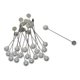 thumbnail image 5 of 20 piezas de bricolaje abalorios para proteger palo configuración de bandeja forma forma forma en para res mujeres boutonniere pines artesanía Perla Gloria Broche de traje de alfileres de solapa, 5 of 9