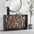 thumbnail image 3 of Uttermost Teak Maze Console Table, 3 of 6