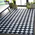 thumbnail image 3 of SAFAVIEH Santa Clara Anabella Geometric Polyester Area Rug, Black/Ivory, 3' x 5', 3 of 12