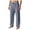 Light Gray, variant on WOLIAUO Mens Linen Pants Summer Beach Pants Casual Loose Fit with Waist Drawstring Lightweight Vacation Clothing (L Light Gray)