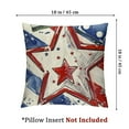 thumbnail image 4 of nygtbtfer 4th of July Throw Pillow Set of 2, Patriotic Stars Faith Family Freedom God Bless America Striped Decorative Farmhouse Decoration for Home  White, 4 of 7