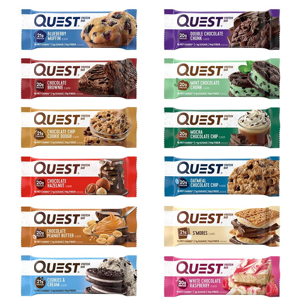 Quest Nutrition Ultimate Variety Pack High Protein Low Carb Gluten 