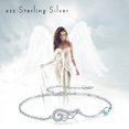 thumbnail image 6 of TRISHULA Angel Wings Bracelet Moonstone Bracelet 925 Sterling Silver Bracelet CZ Bracelet Jewelry Mother's Day Valentine's Day Birthday Gifts for Girlfriend Wife Mom Friends, 6 of 8