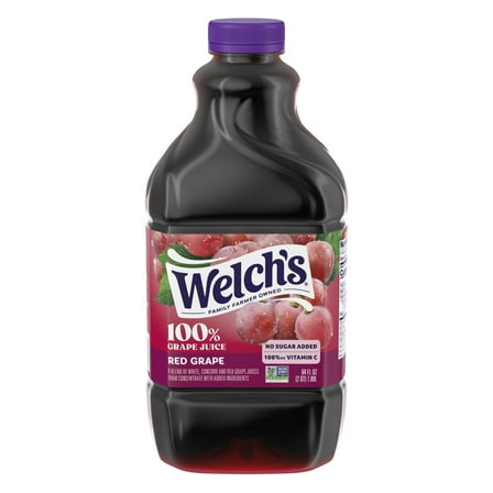 Welch's 100% Juice, Red Grape, 64 fl oz Bottle