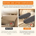 thumbnail image 5 of NOGIS 2 PCS Car Front Seat Armrest Covers, Elastic Fabric Stretch Car Seat Armrest Protectors, Soft Front Seat Armrest Cover Replacement, Universal Vehicle Accessories for Cars (Gray), 5 of 7
