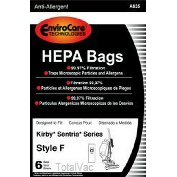 Kirby F Style Vacuum Bags