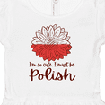 thumbnail image 4 of Inktastic I'm So Cute, I Must Be Polish Sunflower Girls Baby Dress, 4 of 5