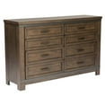 thumbnail image 2 of Thornwood Hills Dark Gray 8 Drawer Dresser, 2 of 8
