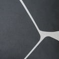 thumbnail image 2 of Aurora Charcoal Black Throw Pillow 19x19, Complete with Polyfill Pillow Insert, 2 of 4
