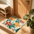 thumbnail image 4 of Miwamany Indoor Outdoor Area Rug, Washable Tropical Floral Non Slip Polyester Carpet with Rubber Backing, Waterproof Patio Mat for Living Room Poolside Backyard Balcony Camping High Traffic Decor, 4 of 7