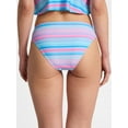 thumbnail image 3 of No Boundaries Multi Stripe Bikini Bottoms, Women’s, 3 of 5