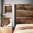 thumbnail image 4 of Queen Bed Frame with Headboard and Footboard, Metal Queen Bed Frame with Under-Bed Storage, All-Metal Support System, No Box Spring Needed, Easily Assemble, Vintage Brown, 4 of 4