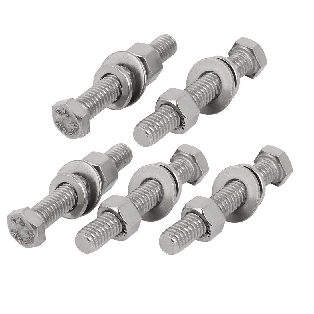 Hard-to-Find Fastener 014973244385 Full Thread Hex Tap Bolts Piece-50 3//8-16 x 6
