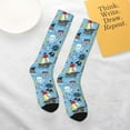 thumbnail image 6 of Bingfone Compression Socks for Women and Men Long Socks for Running Athletic Cycling Nurse-Pirate Marine Animals, 6 of 8