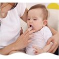 thumbnail image 3 of Cepillo de dientes de dedo de bebé con caja Cepillo de silicona suave para limpieza de dientes de niños Feliz Sencillez, 3 of 3