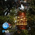 thumbnail image 5 of Solar Turtle Lantern Outdoor Decor - Waterproof Hanging Solar Light for Garden, Patio, Yard | Unique Sea Turtle Themed Gift for Women, Mom, Grandma | Solar Powered Lantern with Auto On/Off, 5 of 7