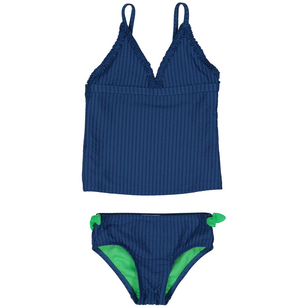 Jessica Simpson - Jessica Simpson Girls Favorite Seersucker Tanknin Bathing Suit, Bikini Brief ...