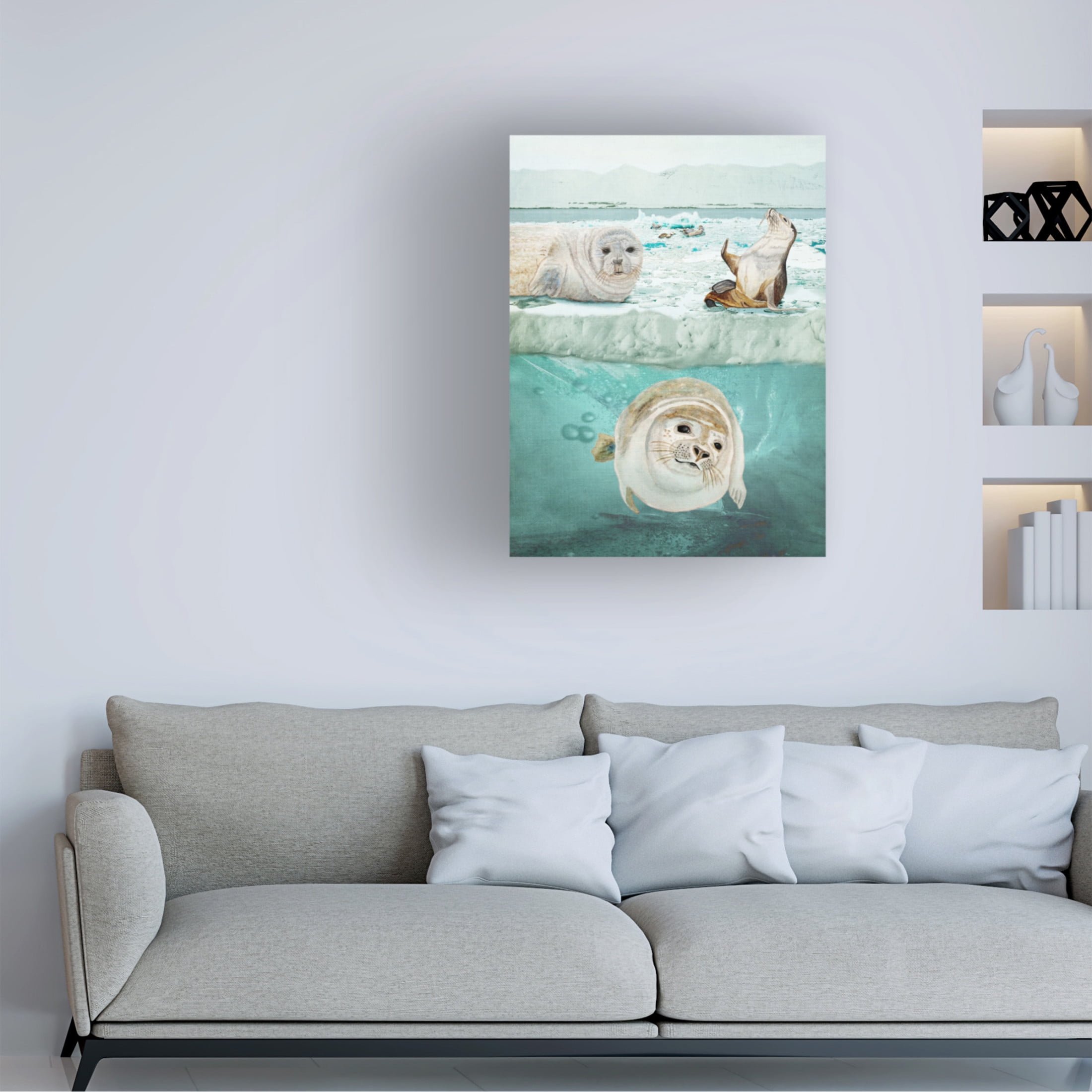 Canvas Wall Art - Angeles M. Pomata 'Arctic Expedition' Wall Art for Living Room, Bedroom, or Office D?cor by Trademark Fine Art - 24 x 32 Inches