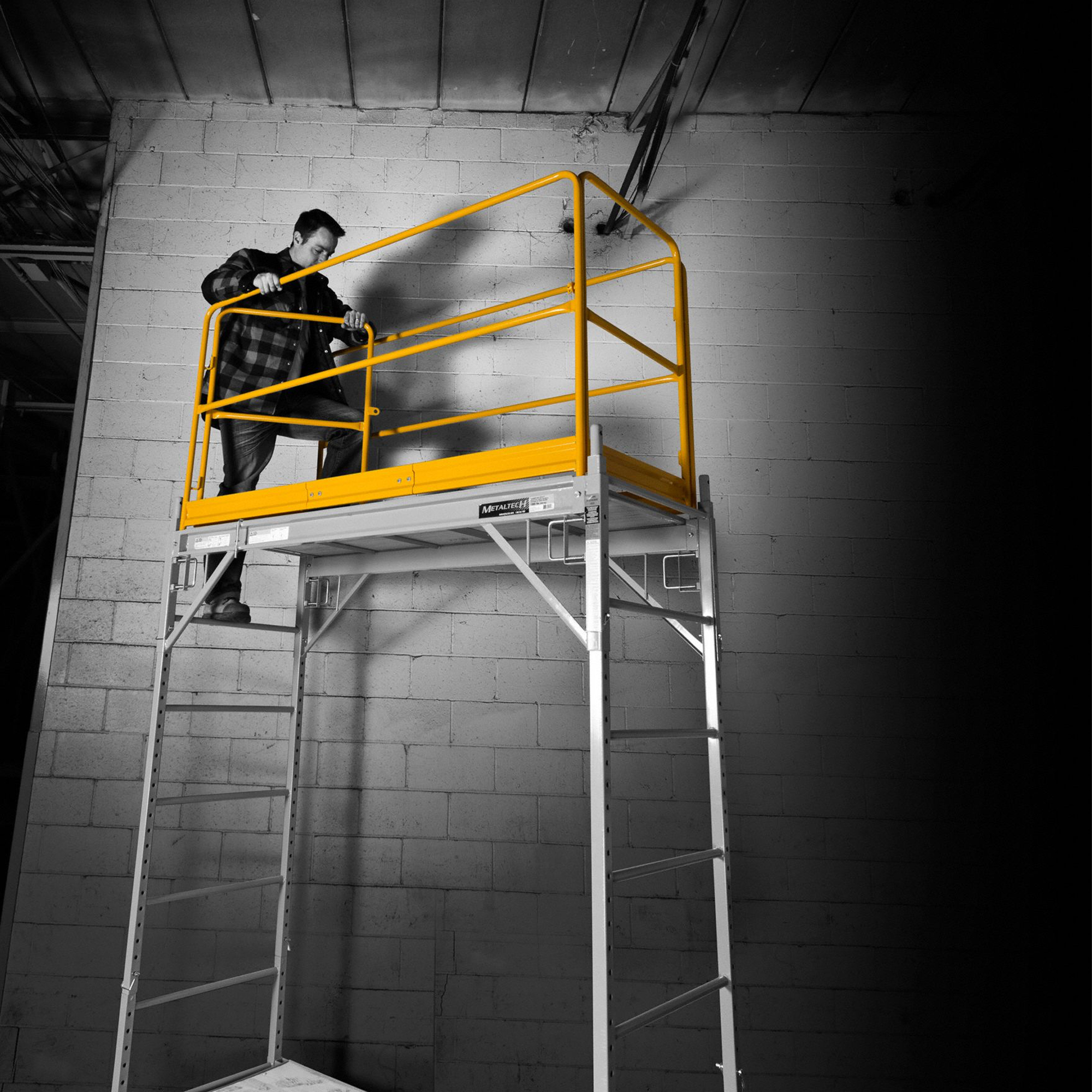 MetalTech 6 Ft Guardrails System Accessory for Select Jobsite Series