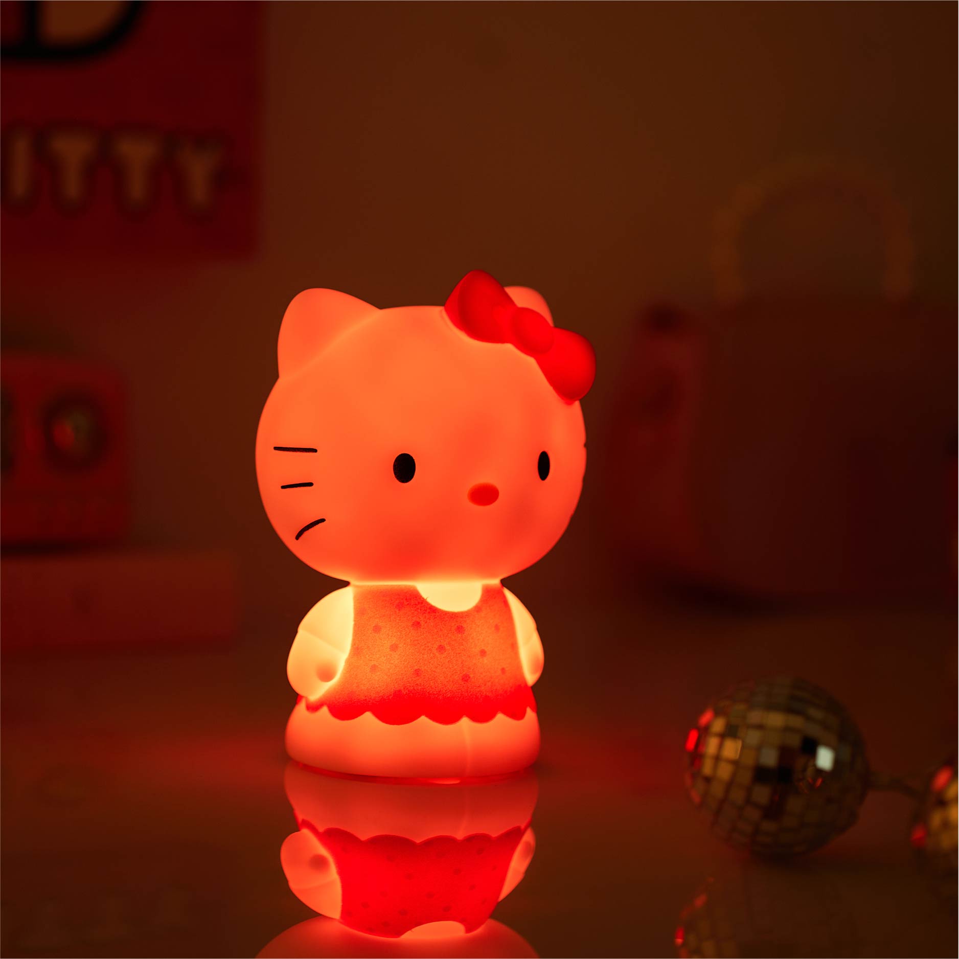 Hello Kitty LED Squishy Mood Light, White