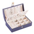 thumbnail image 1 of Caja de joyería portátil de PU para pendientes, collares, anillos, caja de almacenamiento para pendientes, caja de joyería para guardar pendientes, 1 of 6