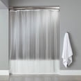 thumbnail image 2 of bed bath n more Vinyl Shower Curtain Liner Clear, 2 of 5