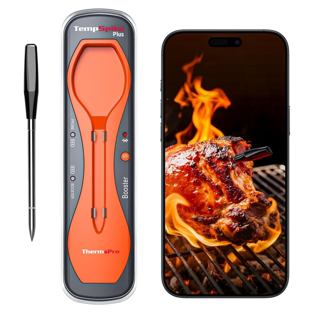 Termómetro de Carne Inalámbrico ThermoPro TempSpike Plus con Alcance de 183 m