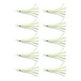 thumbnail image 2 of 10Pcs 9CM/2G Soft Squid Skirt Bait Luminous Realistic Silicone Saltwater Trolling Fishing Artificial Glow Octopus Lure Fishing Accessories, 2 of 8