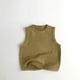 thumbnail image 1 of Camiseta sin mangas de punto para bebés de 1 a 6 años, ropa de verano para niños, chalecos de Color sólido, camisetas caladas para niñas, camisetas Unisex, 1 of 6