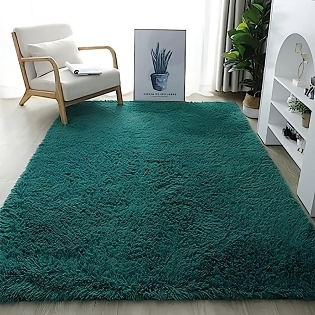 Alfombra Hairy Calipso, 200 x 240 cm, poliéster extrasuave, pelo largo