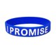 thumbnail image 4 of pulseras unisex personalizadas de silicona "Te prometo", regalo para amigos, 4 of 5