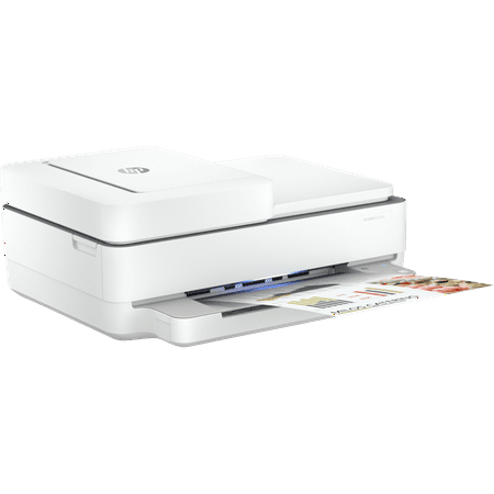 HP - ENVY 6455e Wireless All-In-One Inkjet Printer with 3 months of Instant Ink Included with HP+ - White