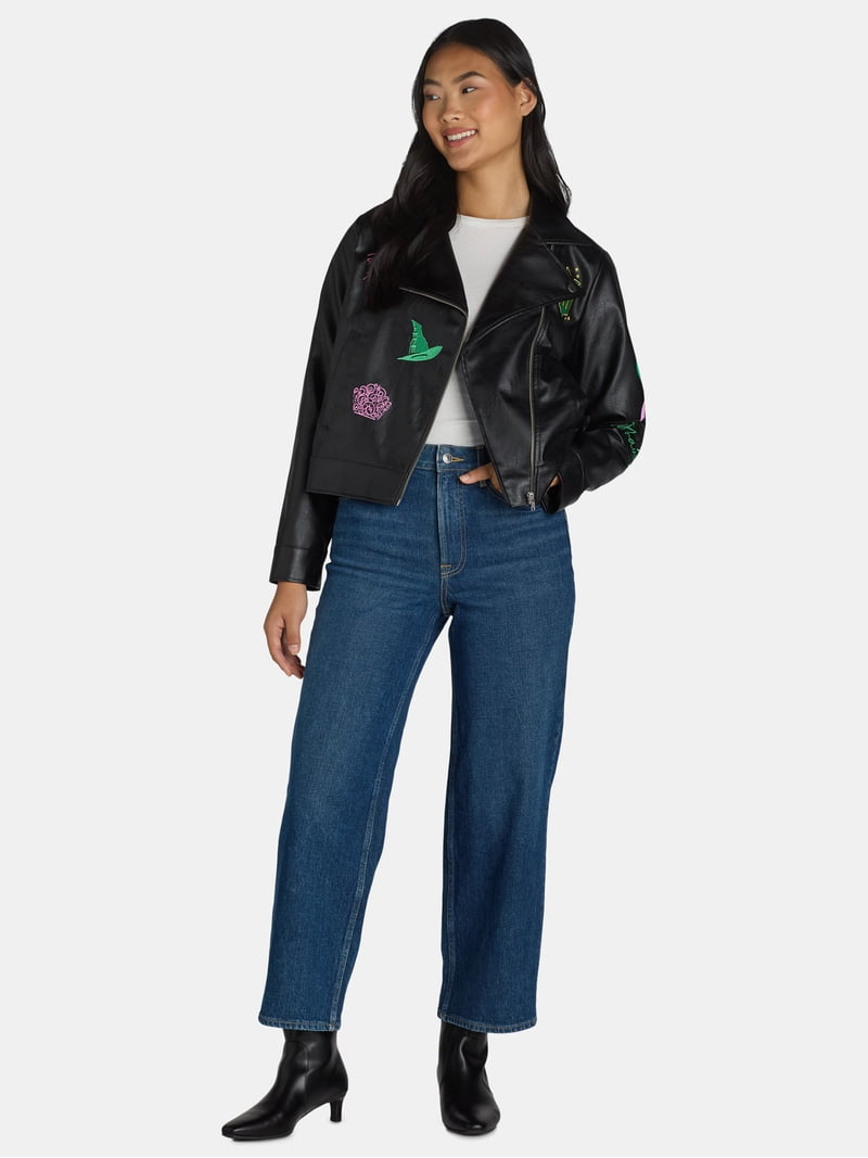 Wicked Leather Fashion Jacket, Women's Juniors - Walmart.com