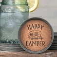 thumbnail image 1 of Posavasos Con Tapa De Tarro Mason - Happy Camper - Caja De 4, 1 of 1