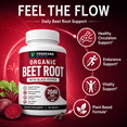 FOSOCANG Organic Beet Root Tablets 2040mg with Black Pepper,Plant‑Based ...
