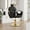 Black + Gold, variant on Noble House Hydraulic Barber Chair, Reclining Salon Styling Chair, PU Upholstery, Pink + Gold
